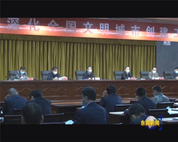 全区深化全国文明城市创建工作推进会召开