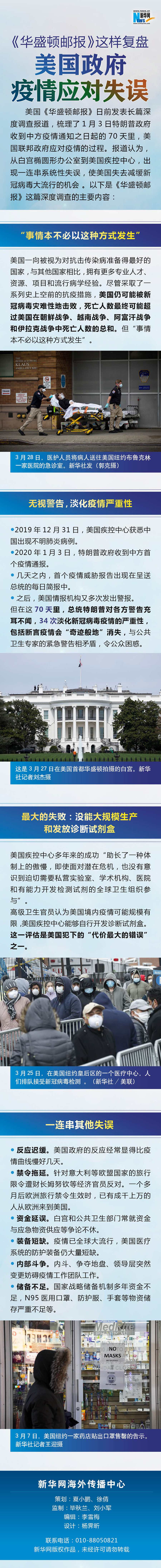 《华盛顿邮报》复盘美国政府应对失误