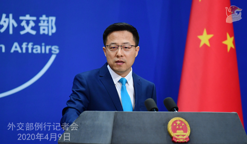 外交部：污蔑和指责别人赶不走病毒