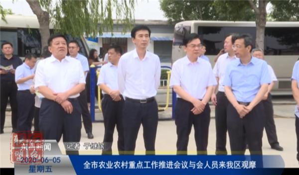 全市农业农村重点工作推进会议与会人员来我区观摩