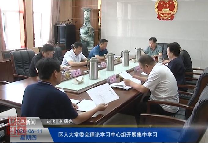 区人大常委会理论学习中心组开展集中学习
