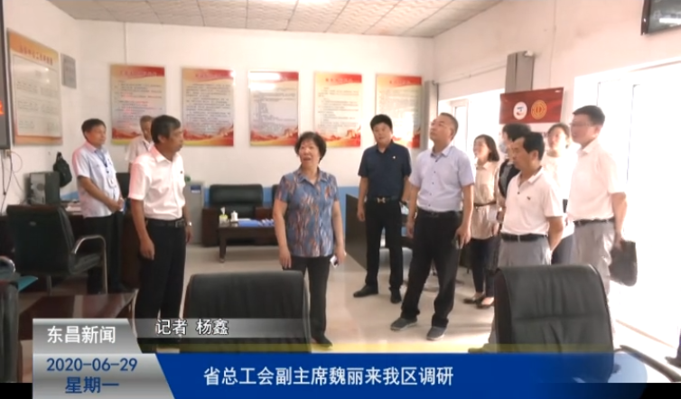 省总工会副主席魏丽来我区调研