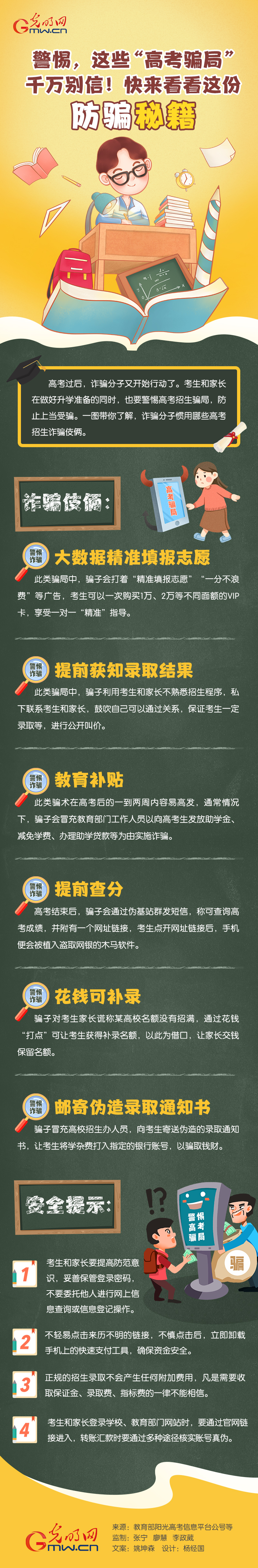 这些“高考骗局”千万别信！快来看看这份防骗秘籍