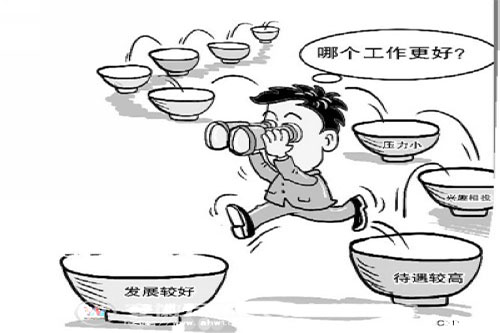 找工作重“里”轻“面”折射成熟就业观