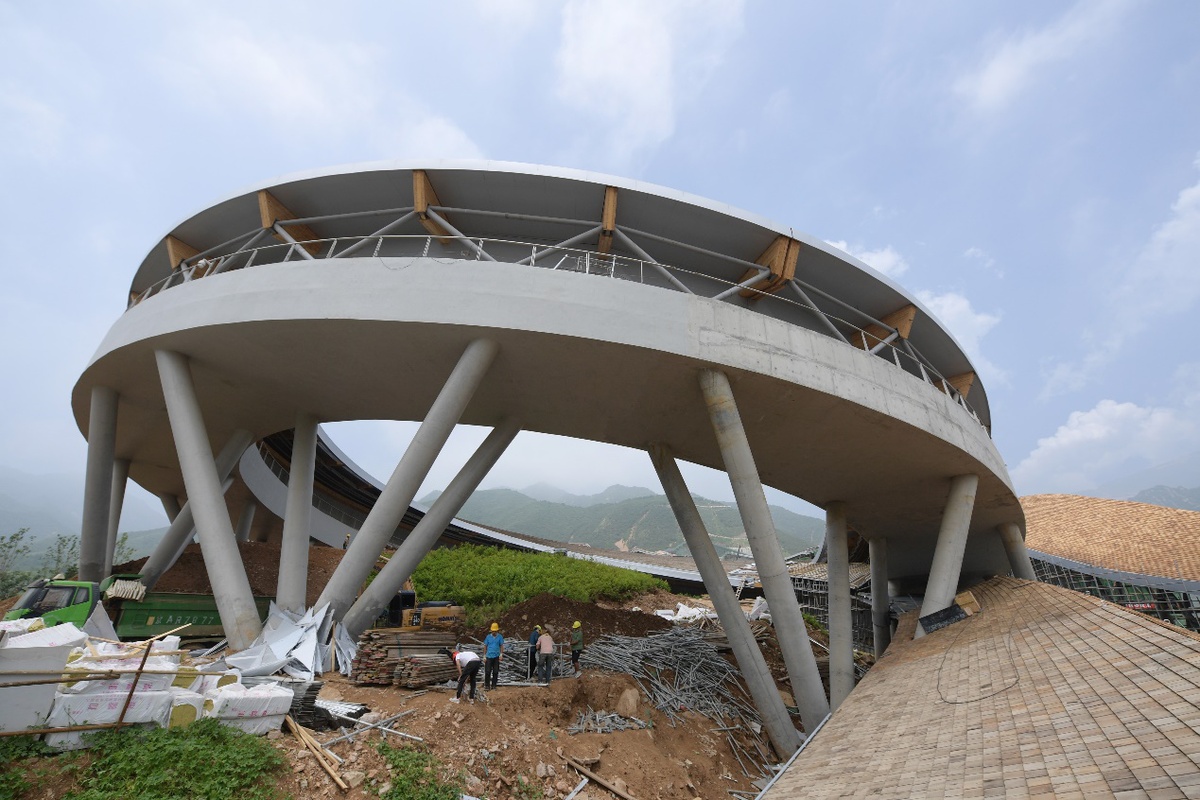 北京冬奥会延庆赛区场馆建设稳步推进