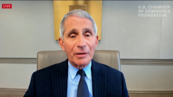 福奇：新冠病毒疫苗或2021年后数月才能广泛应用