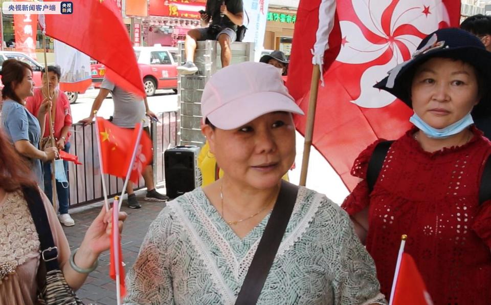 香港各界庆祝回归：希望香港未来能够安定繁荣