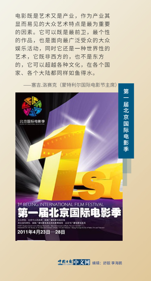 北京电影节十年回顾丨全球电影人见证中国电影发展