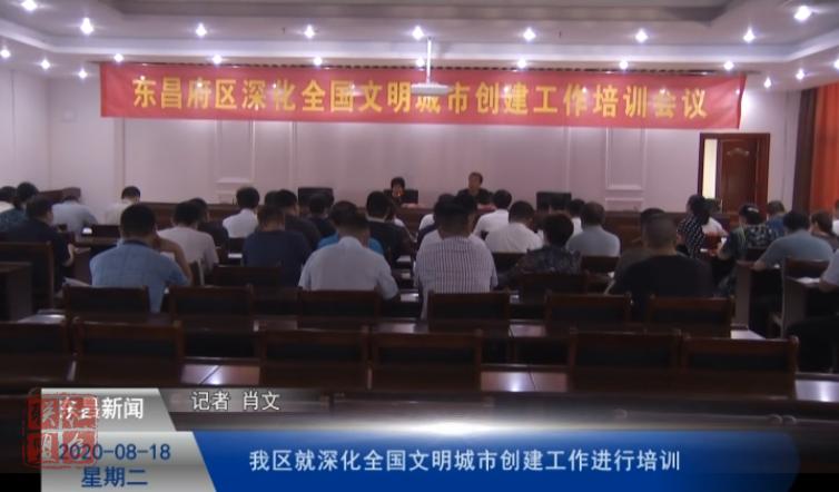 我区就深化全国文明城市创建工作进行培训