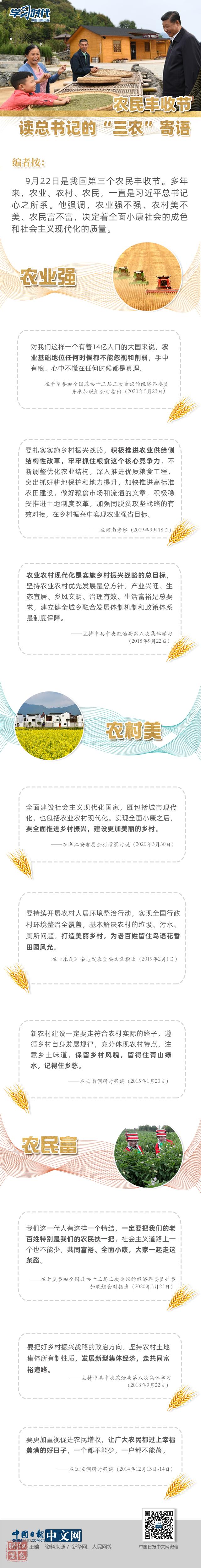 农民丰收节 读总书记的“三农”寄语