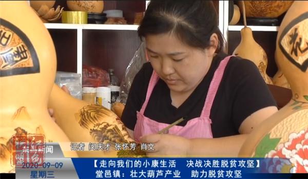 堂邑镇：壮大葫芦产业 助力脱贫攻坚