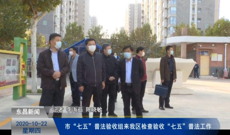 市“七五”普法验收组来我区检查验收“七五”普法工作