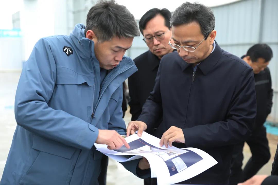 荣红智督导检查重点项目建设工作