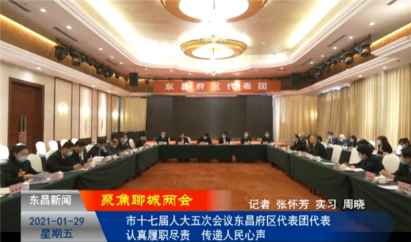 市十七届人大五次会议东昌府区代表团代表认真履职尽责 传递人民心声