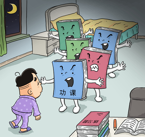 我国中小学生睡眠时间严重不达标