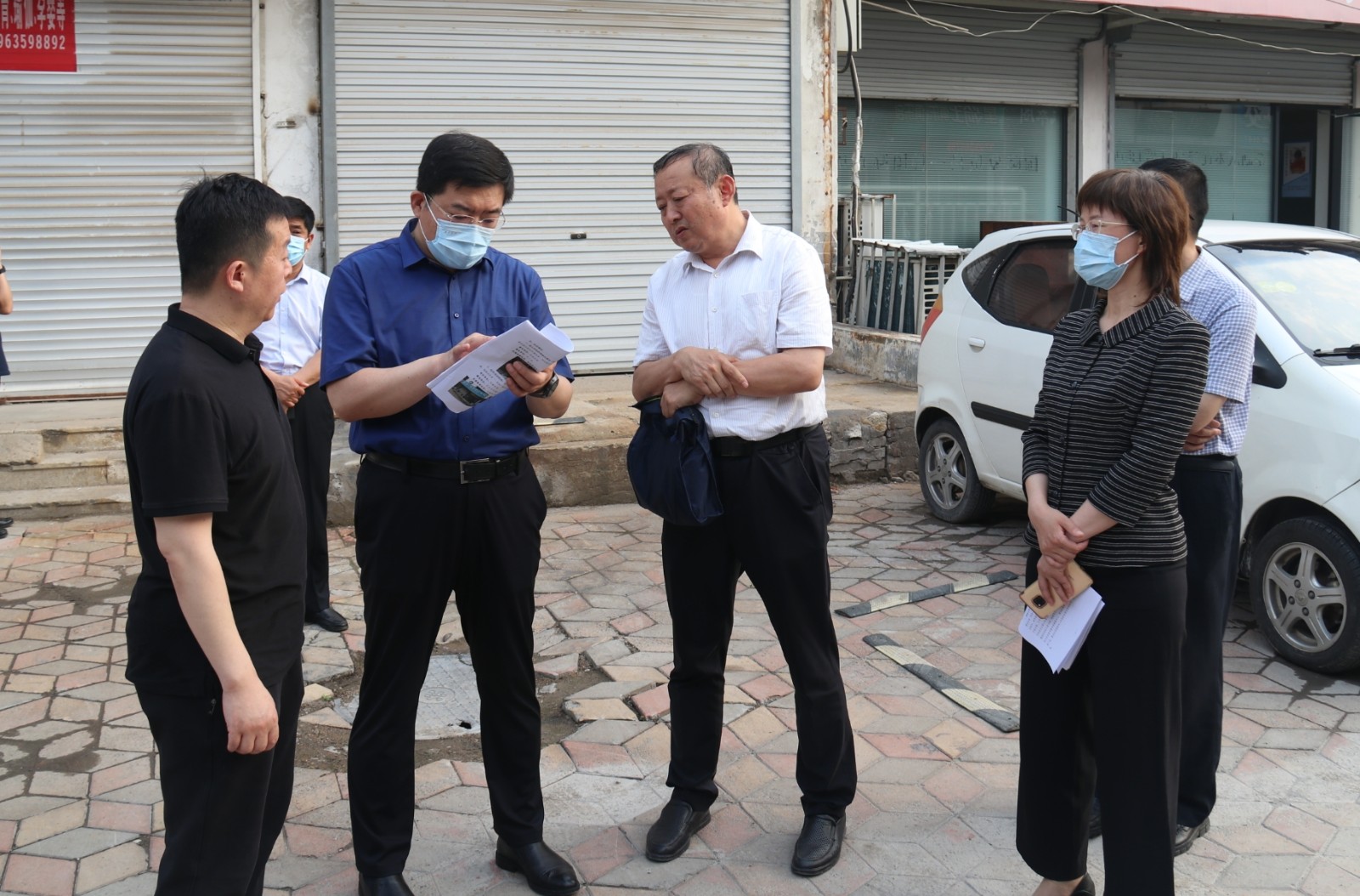 东昌府区委书记马军权督导东昌府区深化全国文明城市创建工作开展情况