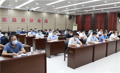 东昌府区组织收看山东省第八生态环境保护督察组督察聊城市情况反馈会