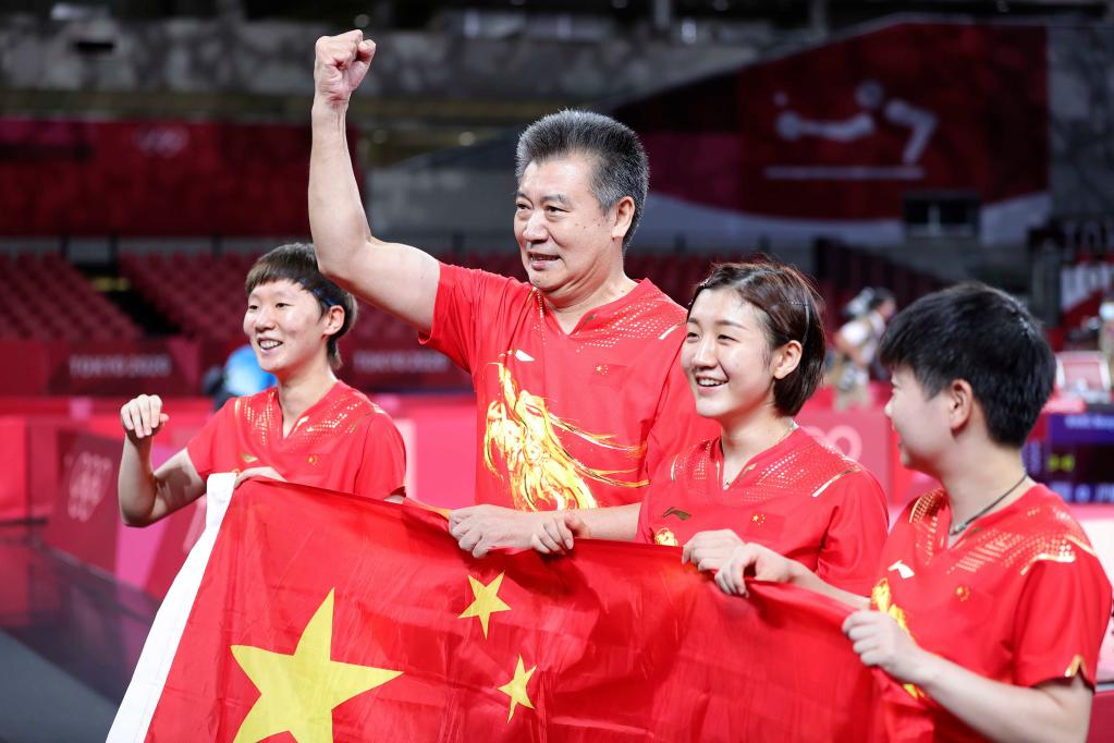 中国女乒胜日本强势夺得团体冠军