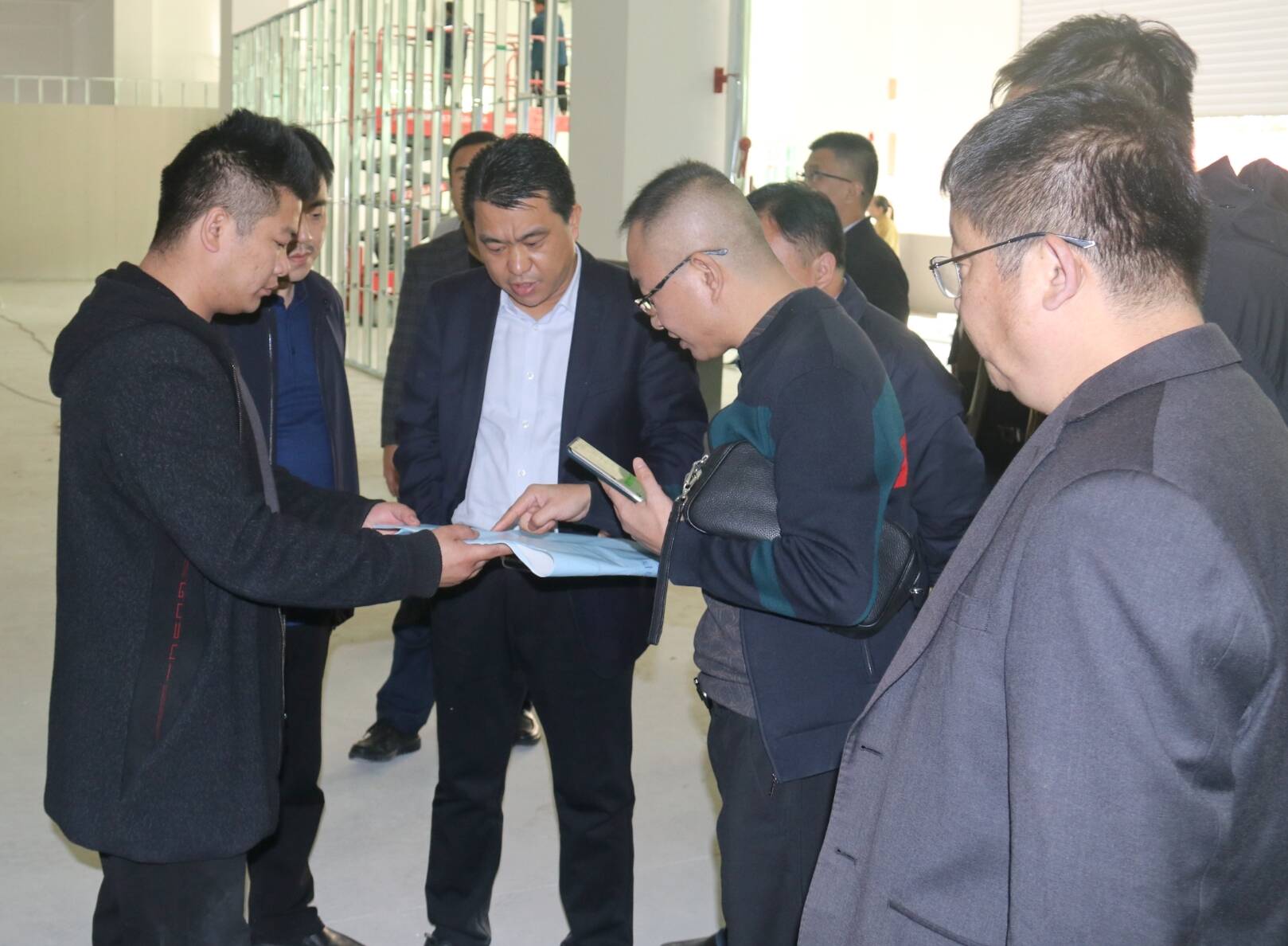 东昌府区委副书记、区长巴海峰督导检查重点项目建设工作情况
