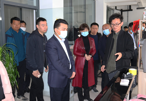 巴海峰调研项目建设和企业发展工作