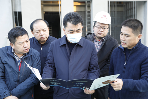 巴海峰督导检查重点项目建设工作