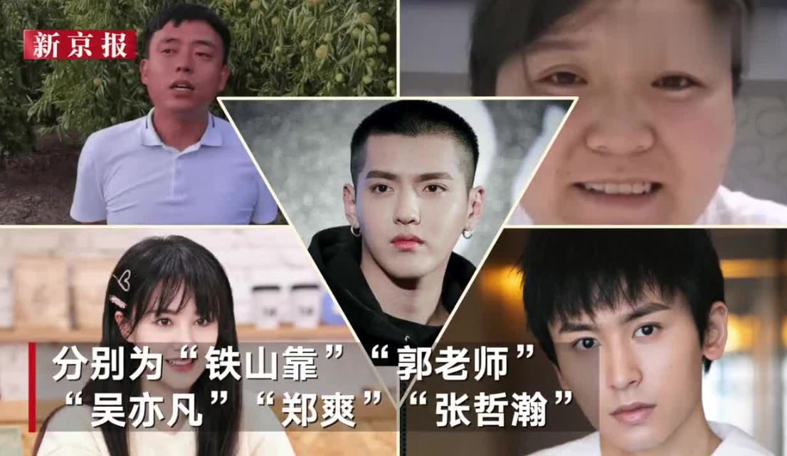 吴亦凡郑爽张哲瀚等禁当主播