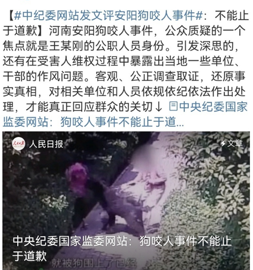 今日锐评 | 狗咬人事件不能止于道歉