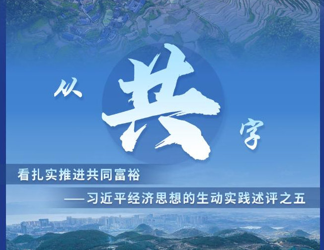 从“共”字看扎实推进共同富裕——习近平经济思想的生动实践述评之五