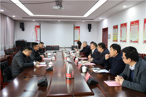 中建一局来东昌府区就项目合作开展考察座谈
