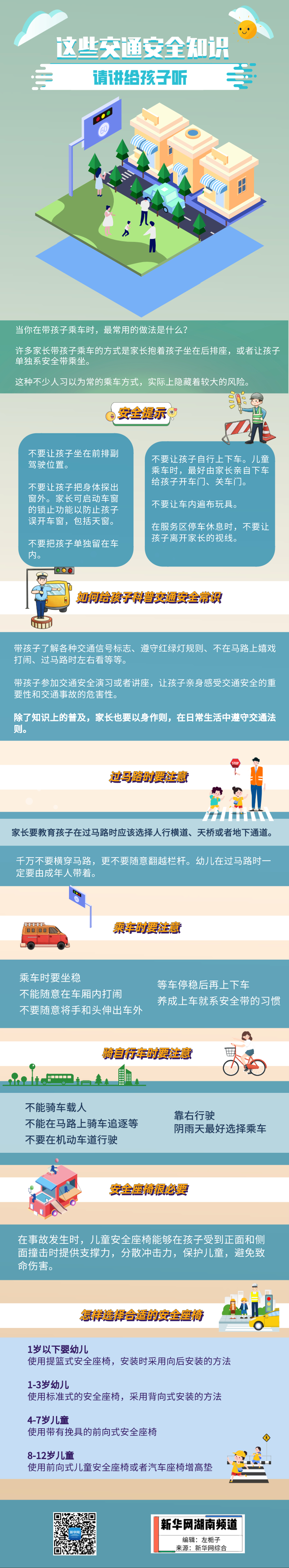 这些交通安全知识，请讲给孩子听