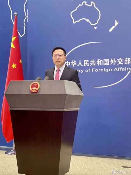 赵立坚：冬奥开幕式火炬手安排轮不到美方说三道四