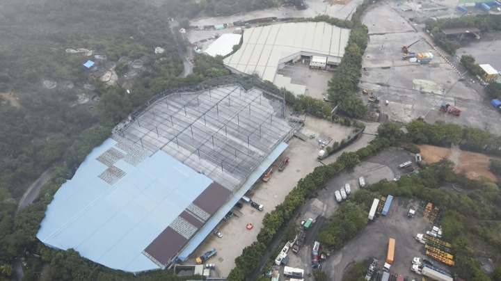 中央援建香港方舱医院项目开工