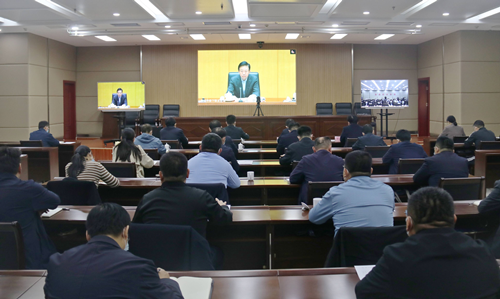 东昌府区组织收听收看全国全省全市新冠肺炎疫情防控工作视频会议