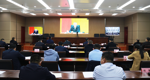 坚持新发展理念 统筹发展与安全 东昌府区组织收听收看全国安全生产视频会议