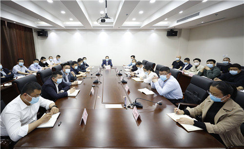 东昌府区组织收听收看全市防汛抗旱暨总河长工作视频会议