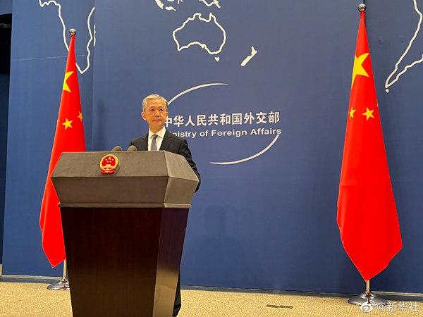 汪文斌说中国“蓝盔”已成为代表和平的靓丽“名片”