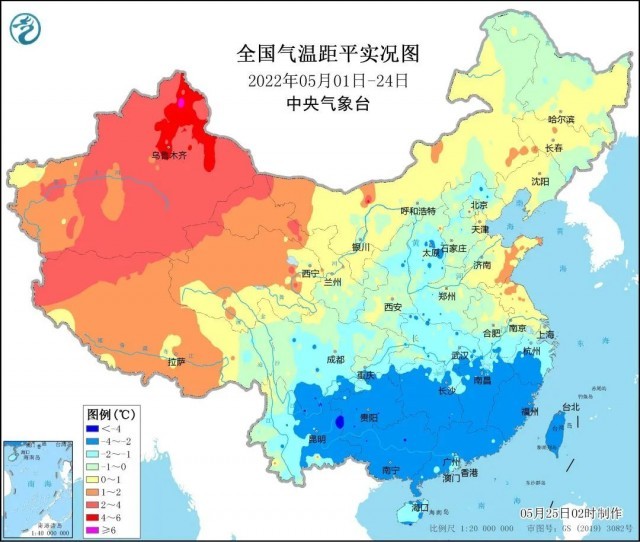 中央气象台：5月底北方“热情”高涨 江南雨多仍难入夏