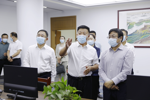 省工信厅来东昌府区督导调研工业运行和安全生产工作