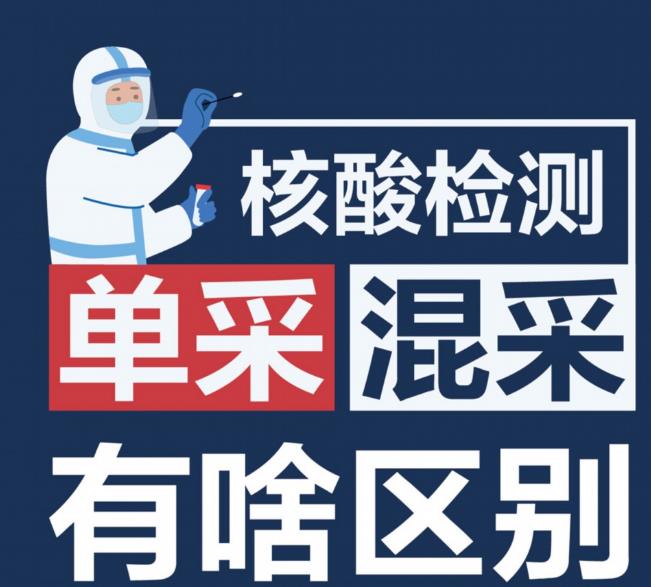 核酸检测，“单采”“混采”有啥区别？一图读懂