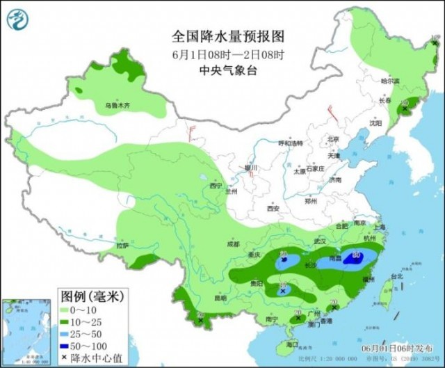 江西浙江湖南贵州等地将有较强降雨 河南山东等地高温少雨