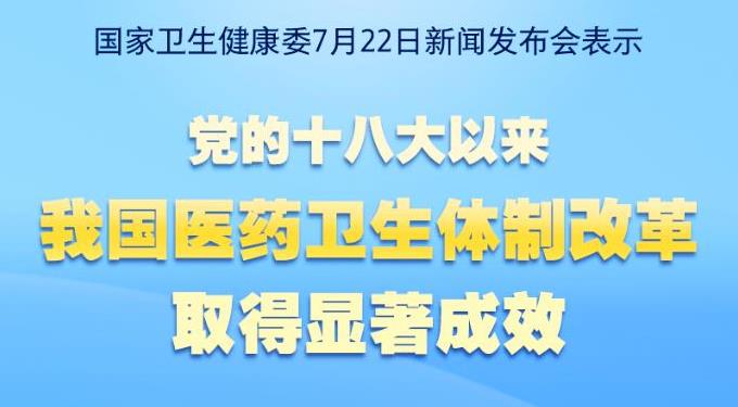 居民个人卫生支出占比降至27.7% 我国推动医改成效显著