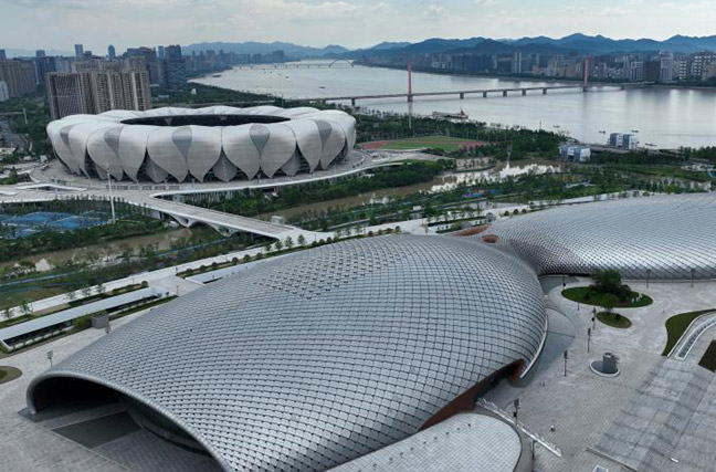 浙江杭州亚运三馆对公众开放[组图]