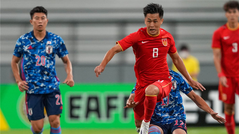 东亚杯第二轮中国男足选拔队0:0战平日本队