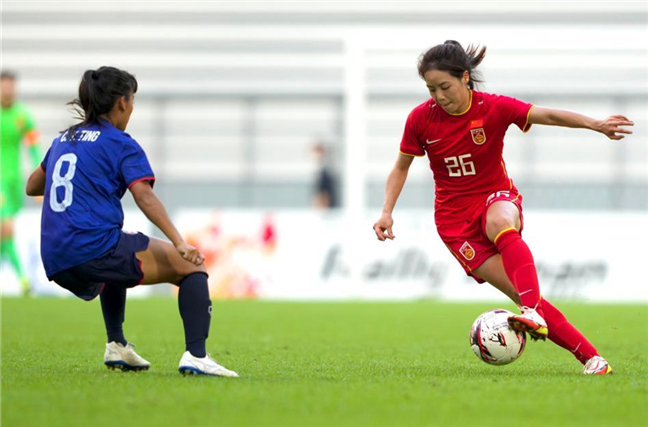 2022年东亚杯中国女足2:0击败中国台北队