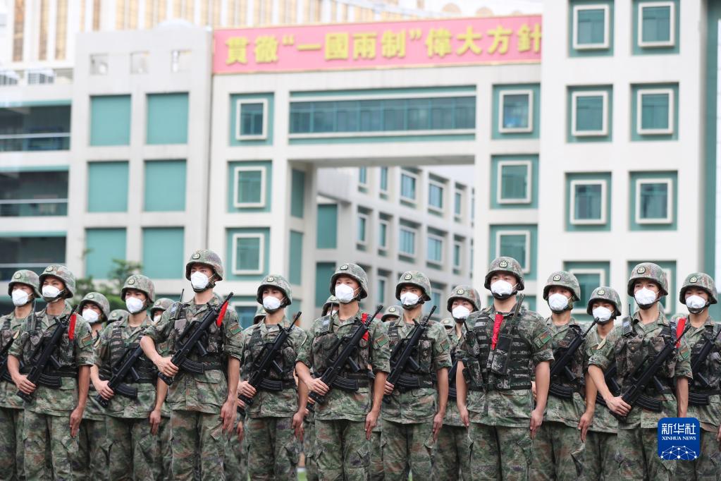 中国人民解放军驻澳门部队第二十三次建制单位轮换工作顺利完成