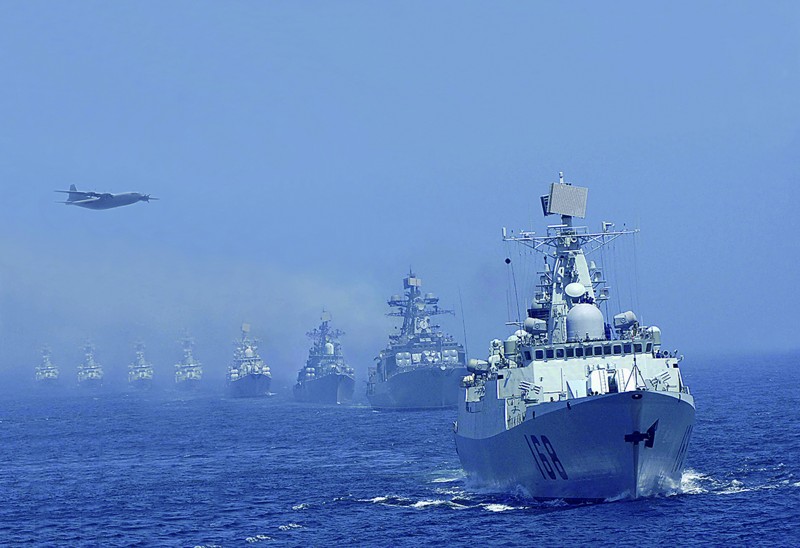东部战区在台岛周边海空域组织的联合军事行动成功完成各项任务