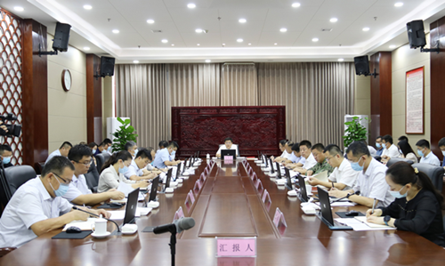 东昌府区委书记马军权主持召开区委常委会会议
