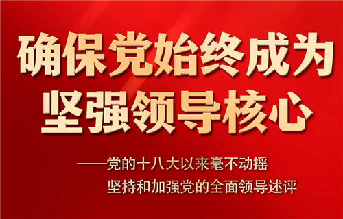 确保党始终成为坚强领导核心——党的十八大以来毫不动摇坚持和加强党的全面领导述评