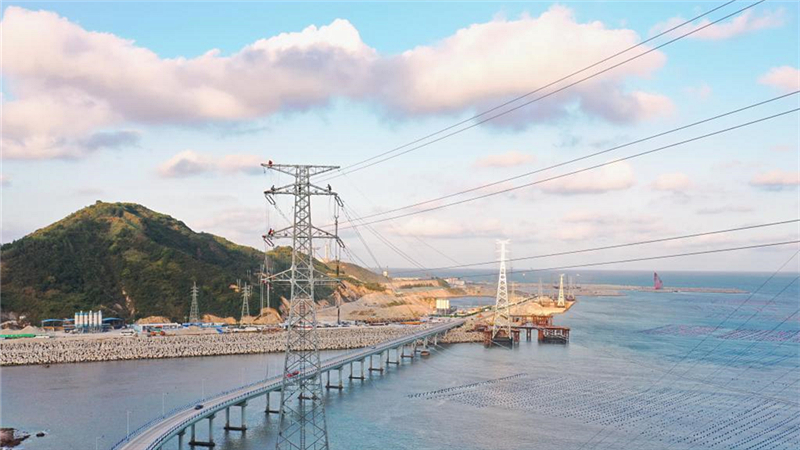 福建霞浦核电送出工程B回通道全线贯通
