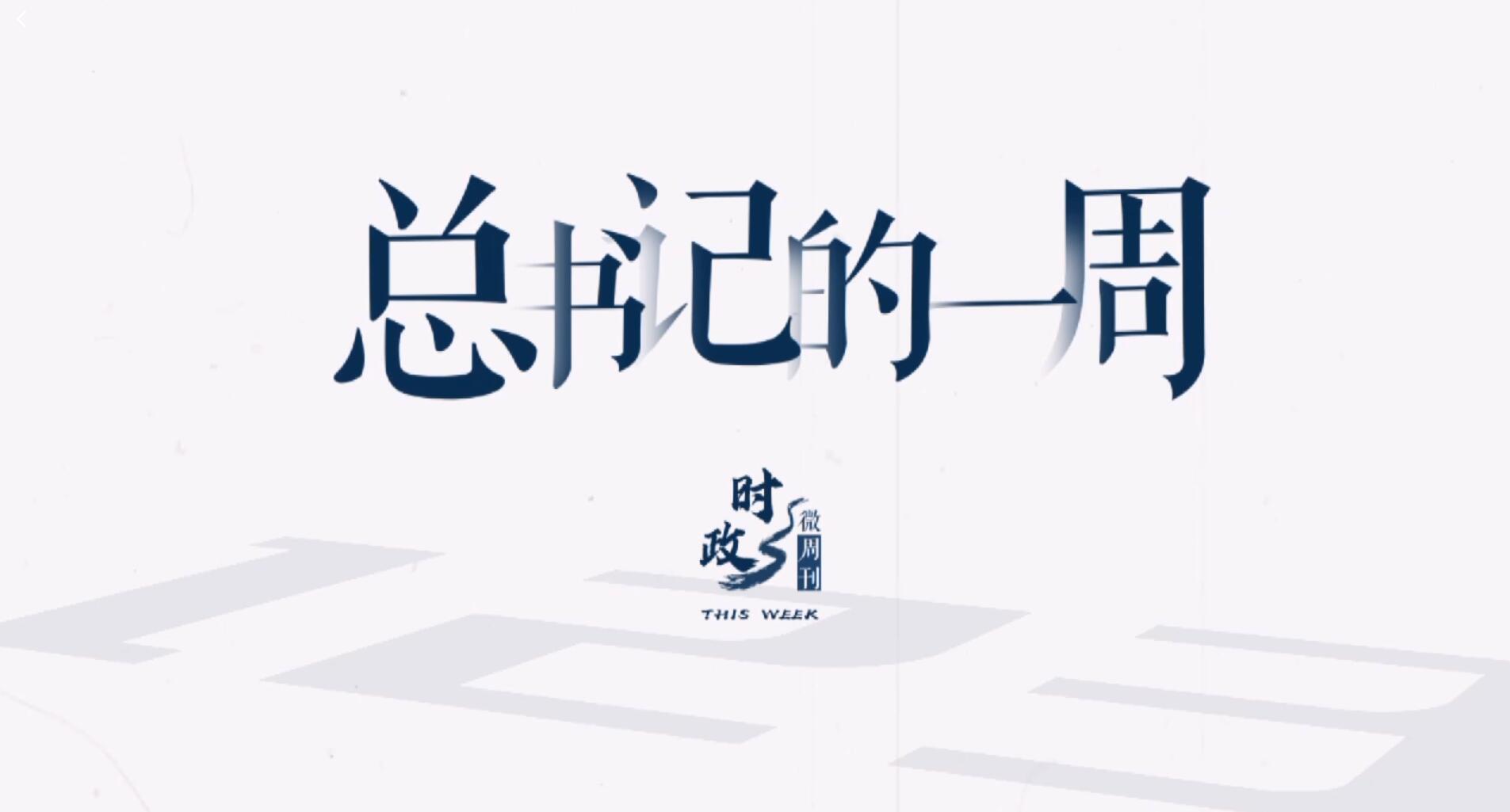 时政微周刊丨总书记的一周（11月7日—11月13日）